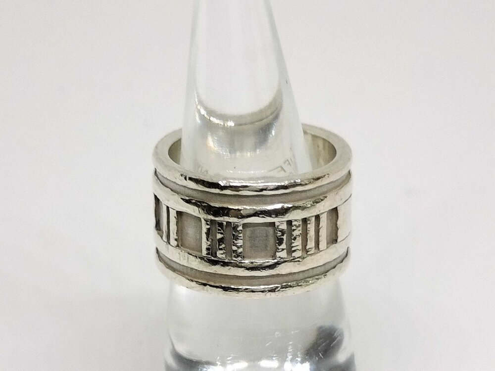 Tiffany & Co. Atlas Ring 925 10.2g Size 10 Ring
